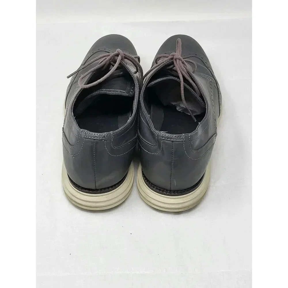 Cole Haan Original Grand Gray Wingtip Oxford Dress Shoes C30025 Men 11.5